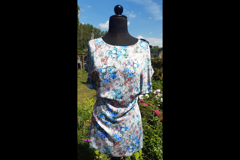 Bluse Viskosesatin